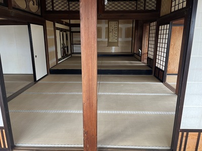 本丸御殿南入側から見た上段の間
