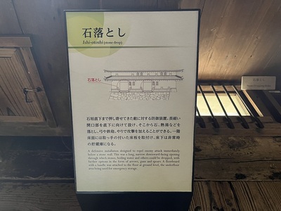 石落とし説明板