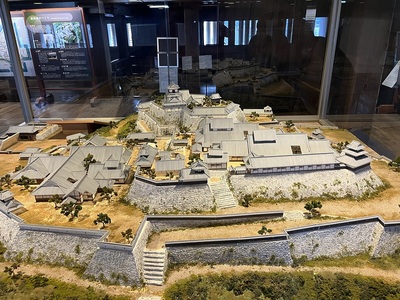 高知城模型（東から）