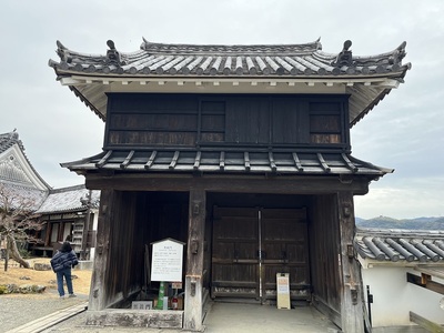 本丸から見た黒鉄門