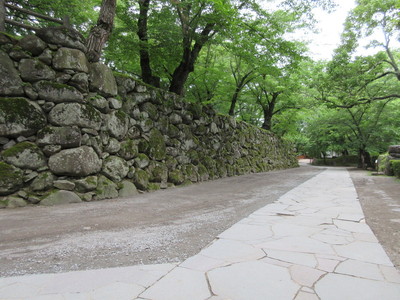 南の丸石垣