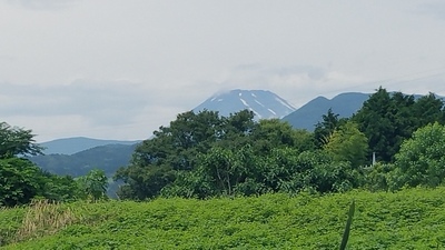 北曲輪と富士山