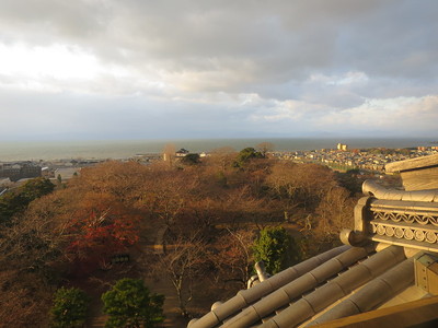 天守から見た琵琶湖