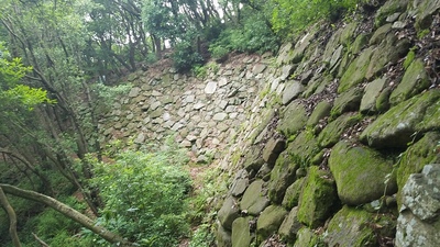 北二の丸の石垣(下段)