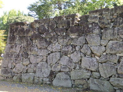 本丸西虎口櫓門の痕跡