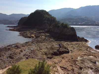 上陸後の頂部から