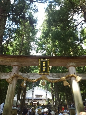 明建神社の七日祭