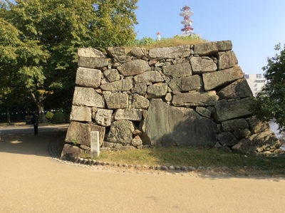 広島城本丸中之門跡