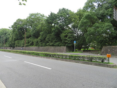 京都御苑の石垣