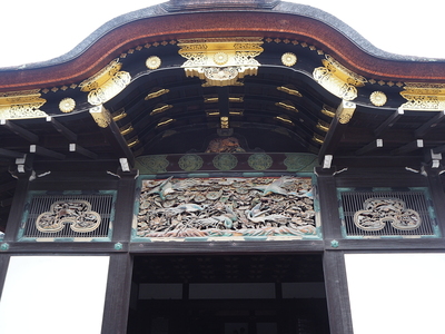 二の丸御殿玄関部の装飾