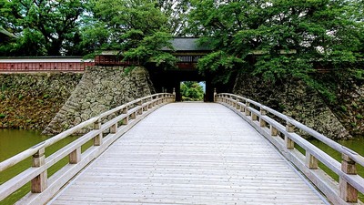 冠木橋から冠木門