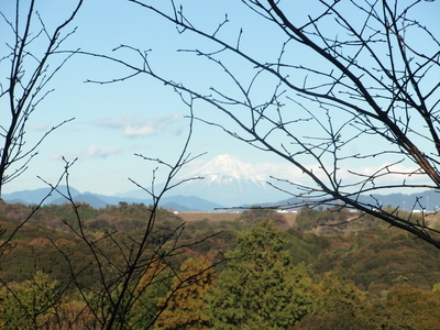 東の曲輪からの眺望（富士山）