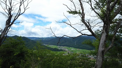 愛宕山山頂（愛宕神社）からの景色