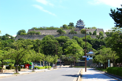 丸亀城 大手口前からの全景