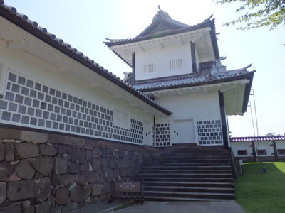 石川門脇櫓（現存）城内側
