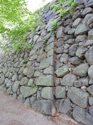 高虎拡張の石垣