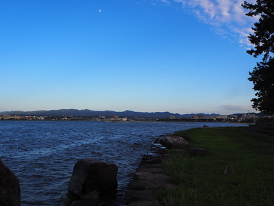 今日の終わりを告げる夕暮れ