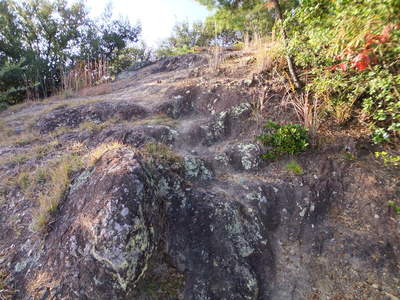 岩の階段