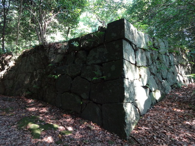 石御門跡付近の石垣