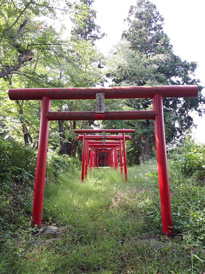 本丸跡にある稲荷神社