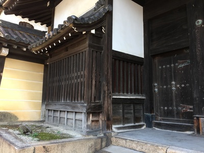 攻城団 狭山陣屋の写真 移築 陣屋表門 本願寺堺別院御成門