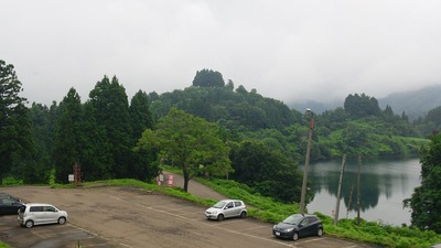 ビュー京ヶ岳より見る京ヶ岳城全景