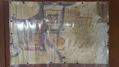 小浜神社にある古地図