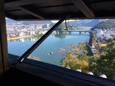 犬山城天守から見た木曽川