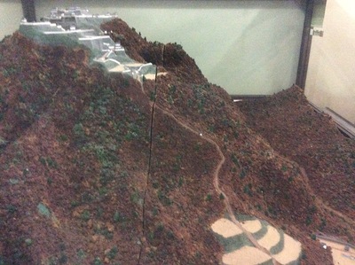 岩村城　歴史資料館にある模型