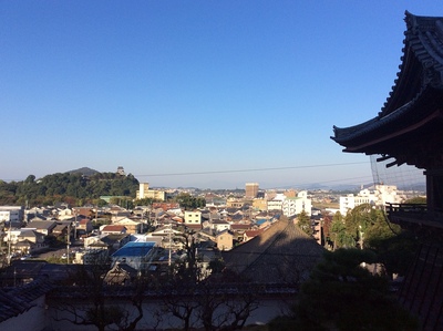 瑞泉寺付近から見た犬山城