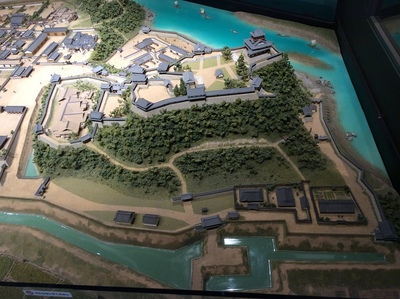 城とまちミュージアムにある犬山城模型