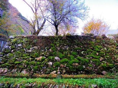 鶴首城  陣屋の裏側の石垣