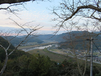 北側（津山市方面）の眺望