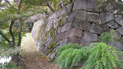 内堀跡の石垣