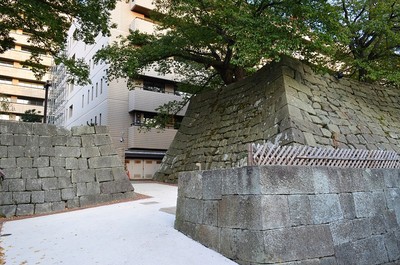 山里口御門の桝形