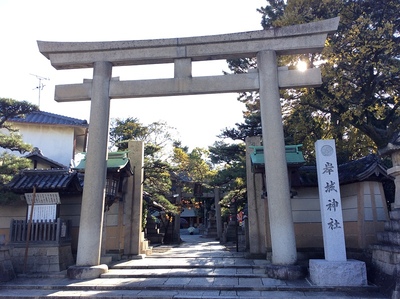 岸和田城のそばにある岸城神社