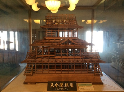和歌山城天守閣構造模型
