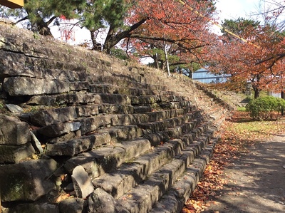 和歌山城雁木