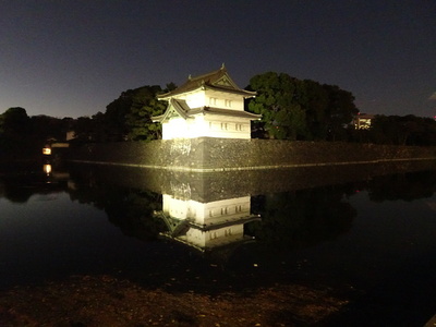 桜田辰巳櫓の夜