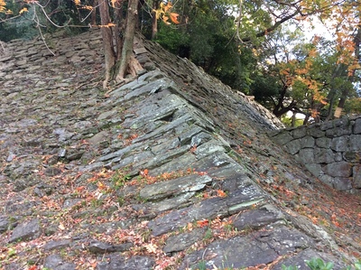 和歌山城鶴之渓の石垣