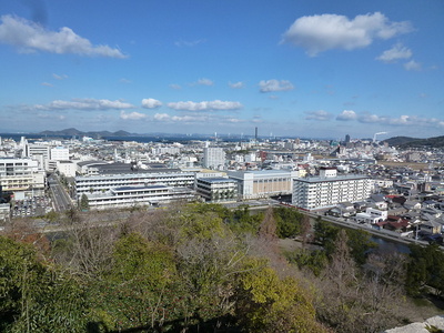 丸亀城からの眺望