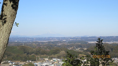 御前曲輪からの富士山