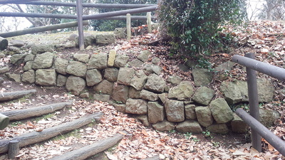 臼井城　石垣