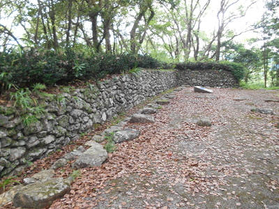 三ノ段の内側石垣