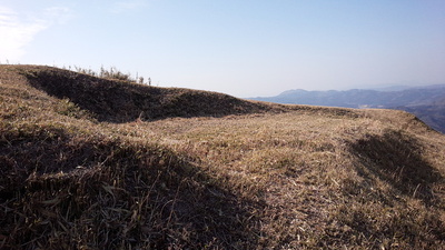 玖珠城　第２土塁②