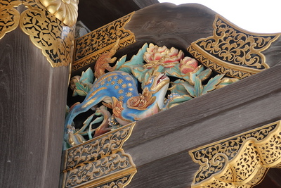 唐門の装飾