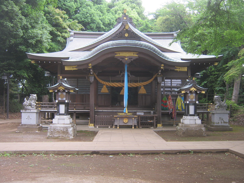 本丸跡地の神社