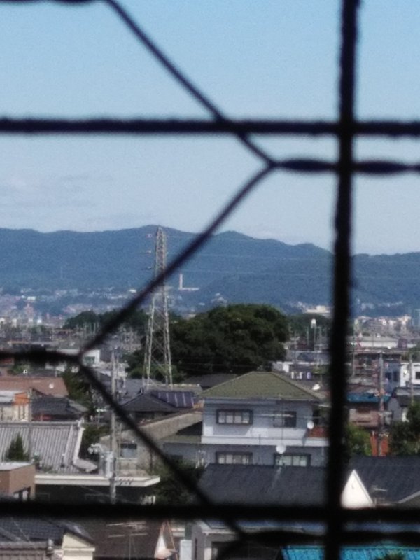 物見櫓から犬山城を見る