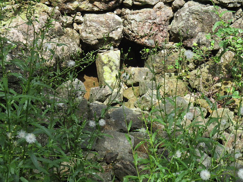 ニノ城戸の排水口