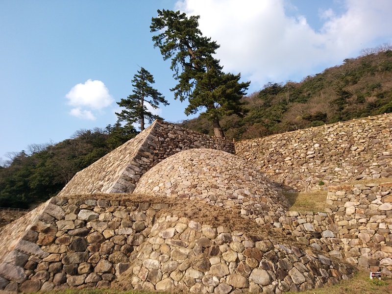 鳥取城天球丸の巻石垣